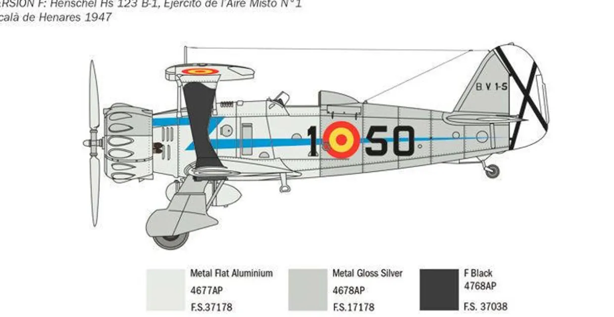 Italeri 1/48 Henschel Hs 123