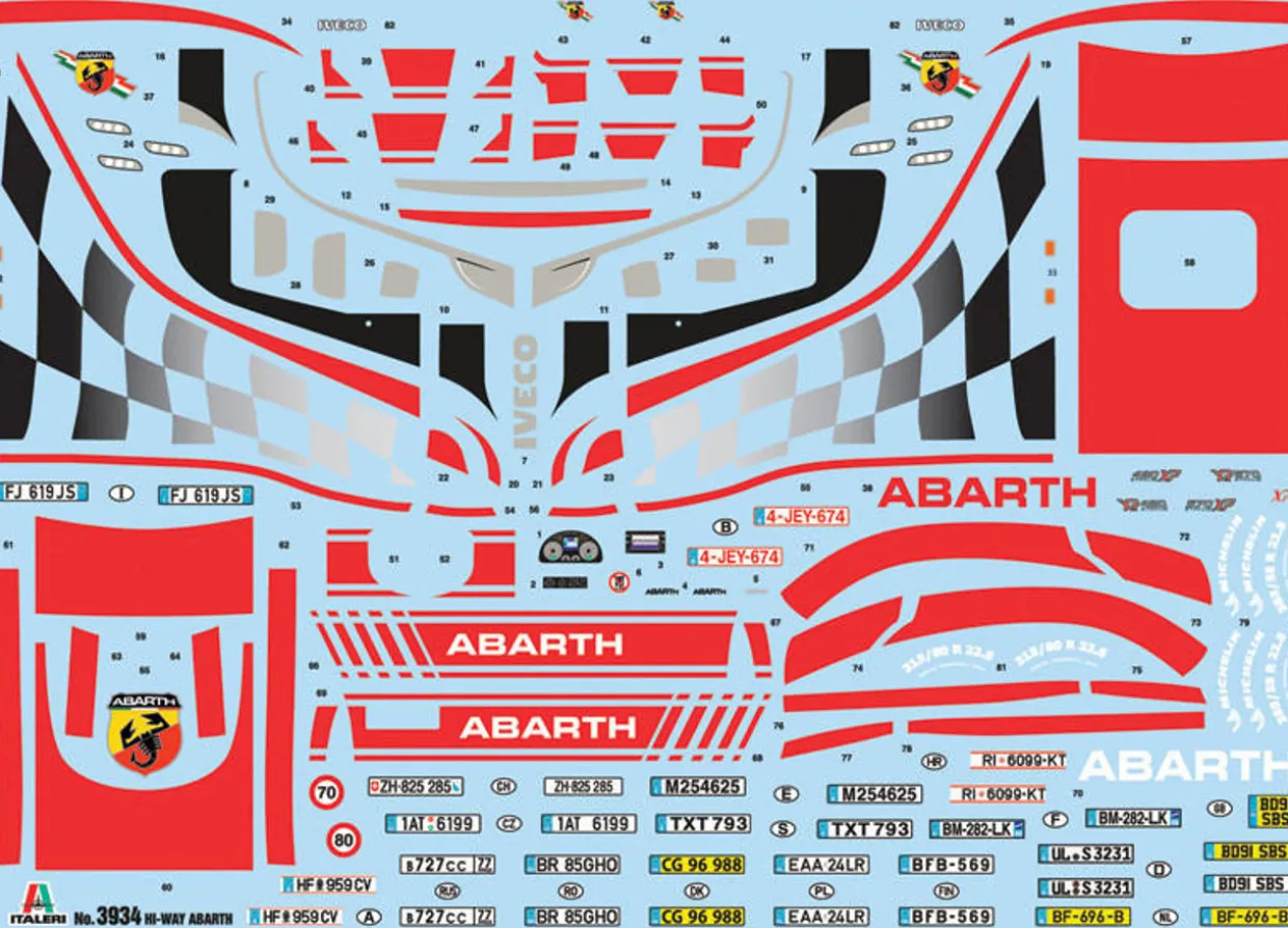 Italeri 1/24 Iveco Hi-Wy Abarth ShowTrucks