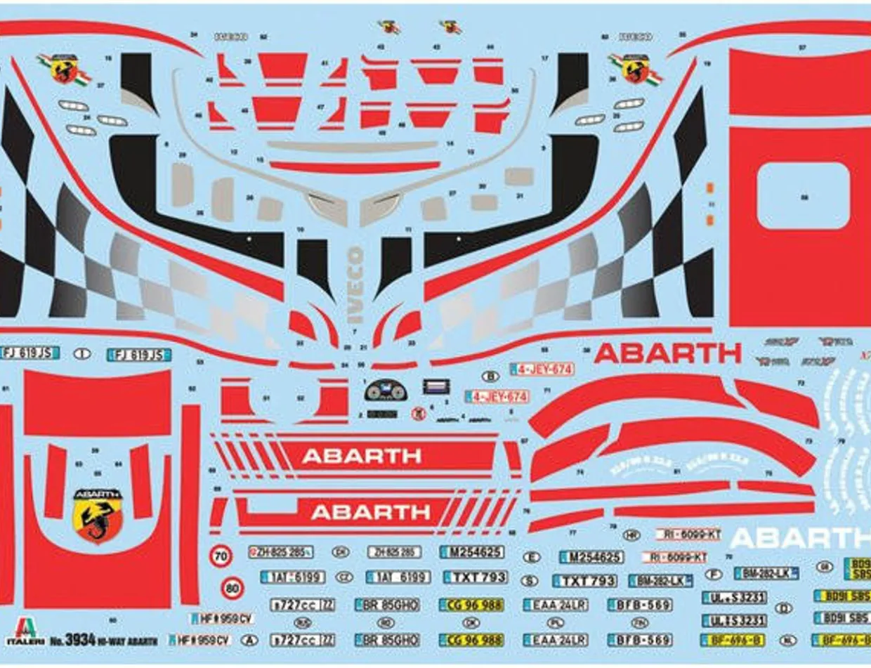 Italeri 1/24 Iveco Hi-Wy Abarth ShowTrucks