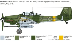 Italeri 1/72 Junkers Ju 87G-2 Kanonenvogel Model Kit