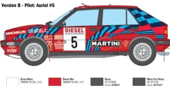 Italeri 1/12 Lancia Delta HF Integrale Sanremo 1989 Rally