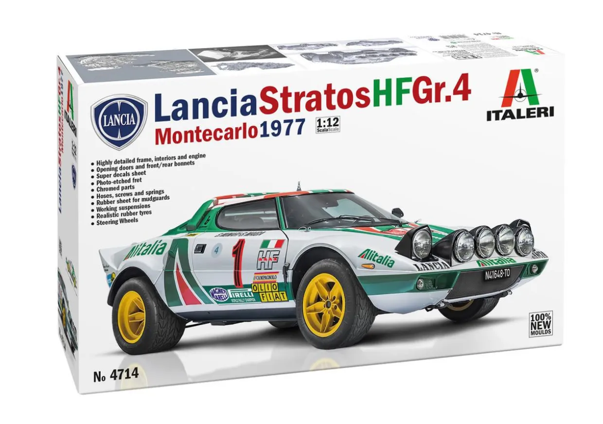 Italeri 1/12 Lancia Stratos HF Gr.4 Monte Carlo Rally 1977