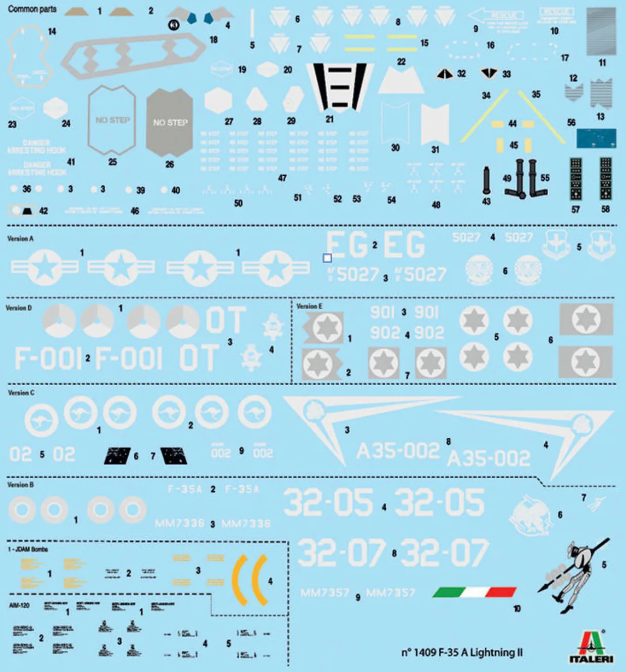 Italeri 1/72 Lockheed Martin F-35A Lightning II