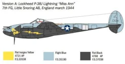 Italeri 1/72 Lockheed P-38J Lightning