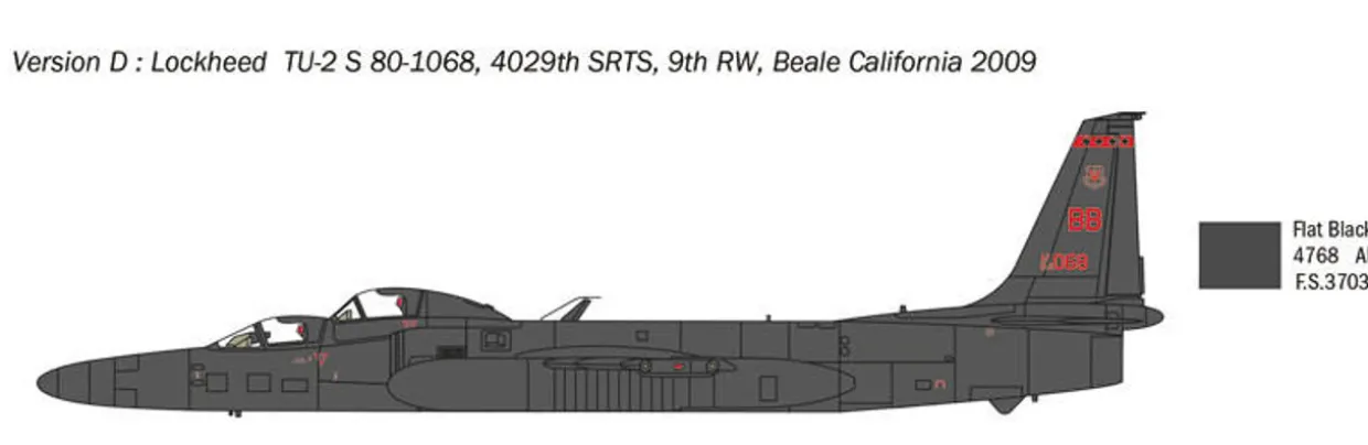Italeri 1/48 Lockheed TR-1A/B Model Kit