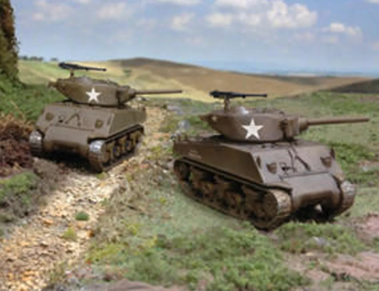 Italeri 1/72 M4A3 E2 Jumbo Fast Assembly Model Kit