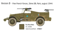 Italeri 1/72 M3A1 Scout Car Model Kit
