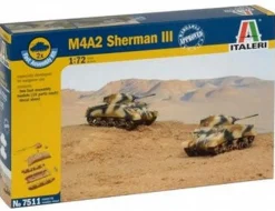 Italeri 1/72 M4A2 Sherman III Fast Assembly Model Kit