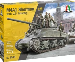 Italeri 1/35 M4A1 Sherman with US Infantry