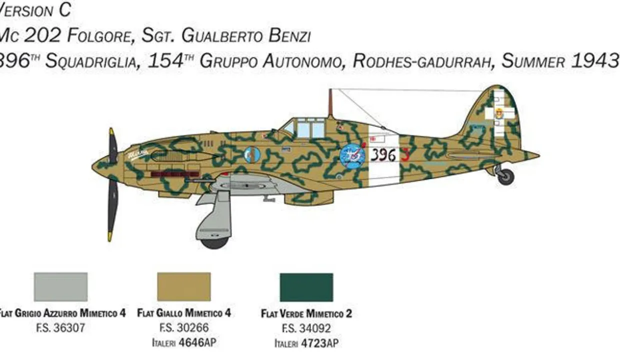 Italeri 1/72 Macchi MC.202 Folgore
