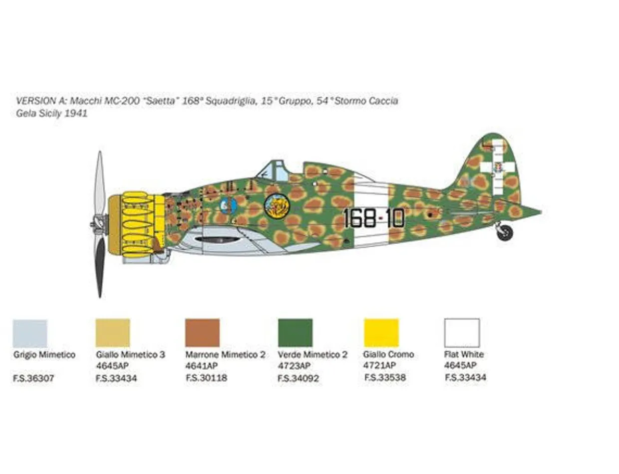 Italeri 1/48 Macchi MC.200 Saetta