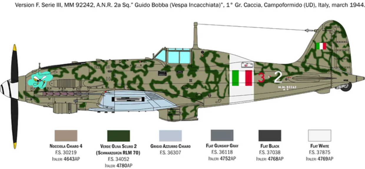 Italeri 1/32 Macchi MC.205 Veltro