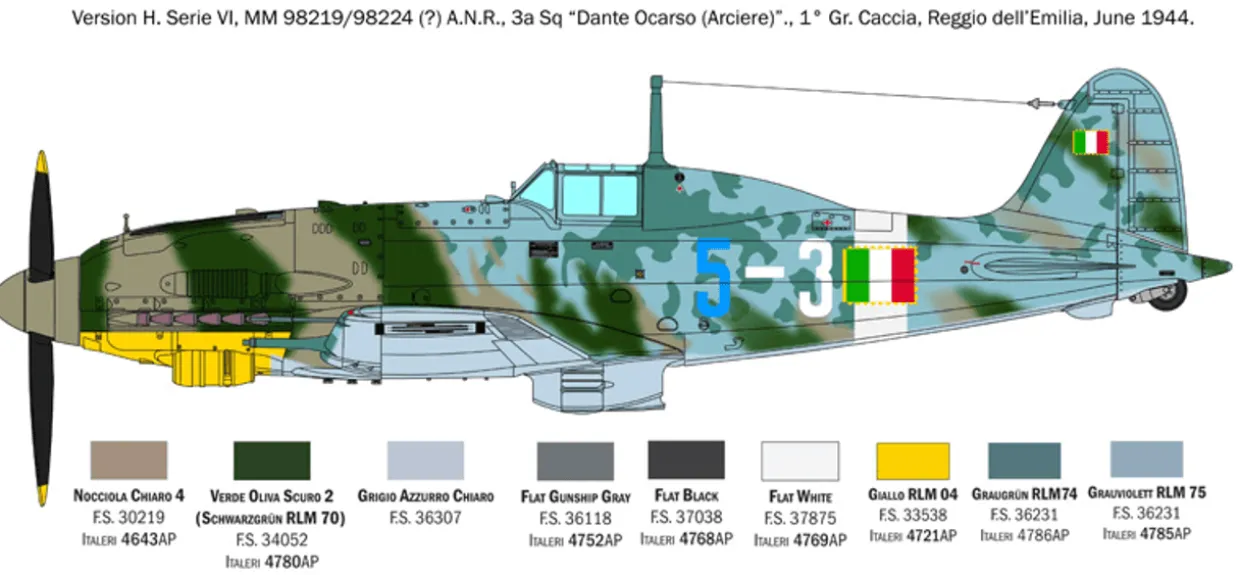 Italeri 1/32 Macchi MC.205 Veltro
