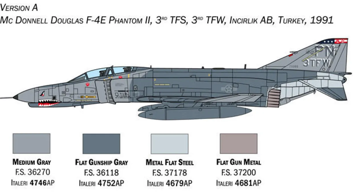 Italeri 1/72 McDonnell Douglas F-4E/F Phantom II