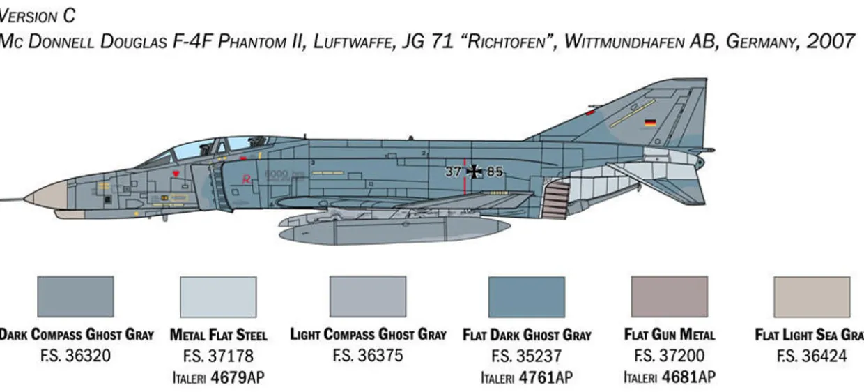 Italeri 1/72 McDonnell Douglas F-4E/F Phantom II