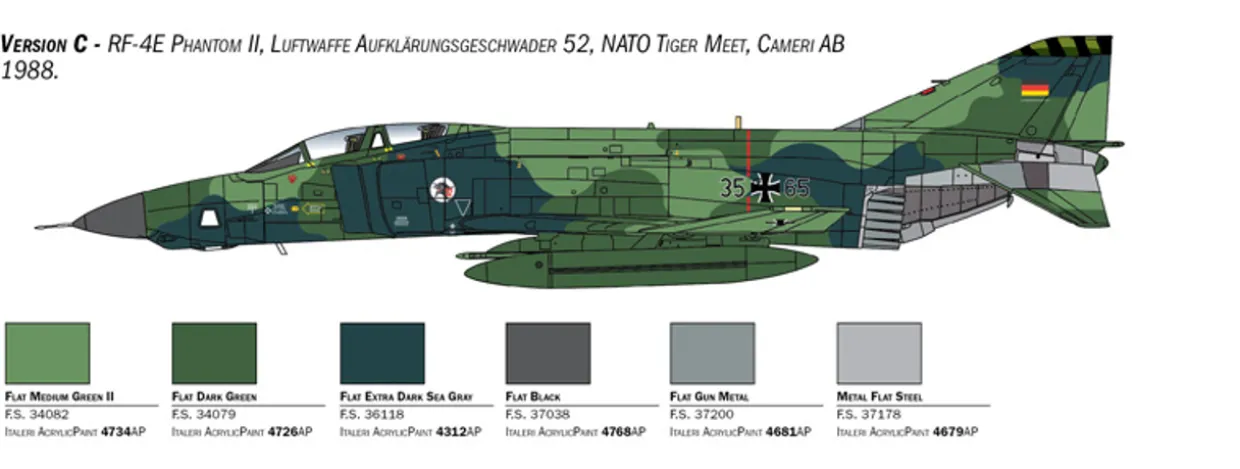 Italeri 1/48 McDonnell Douglas RF-4E Phantom II