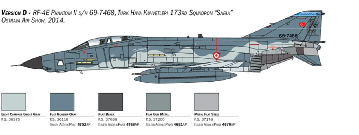 Italeri 1/48 McDonnell Douglas RF-4E Phantom II