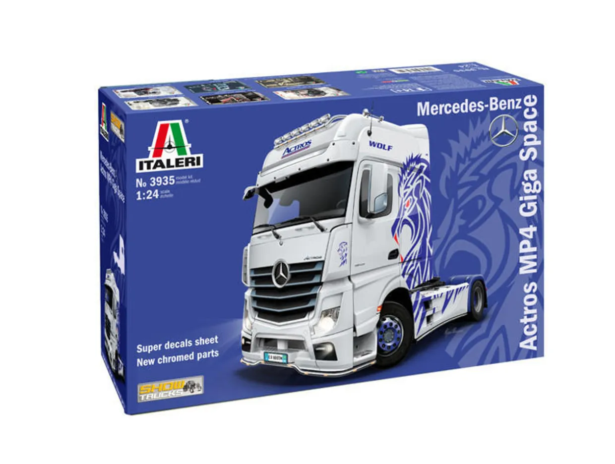 Italeri 1/24 Mercedes-Benz Actros MP4 Giga Space