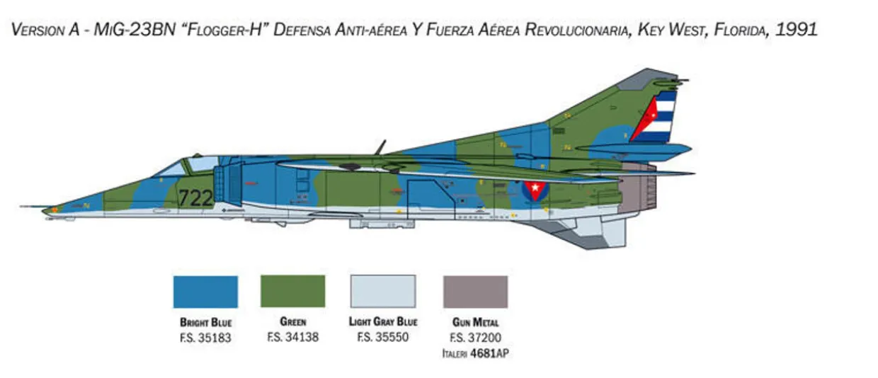Italeri 1/48 Mikoyan MiG-27/MiG-23BN Flogger