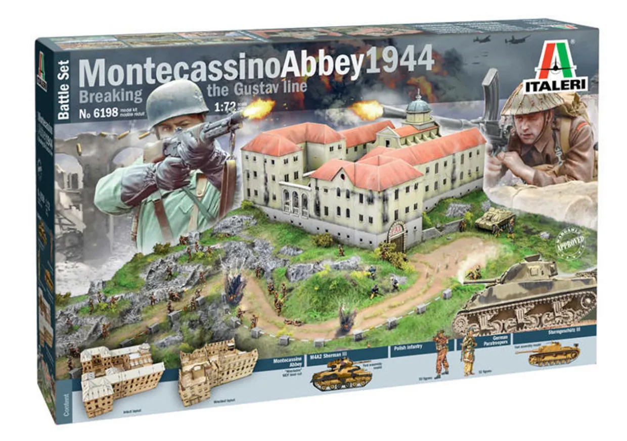 Italeri 1/72 Montecassino Abbey 1944