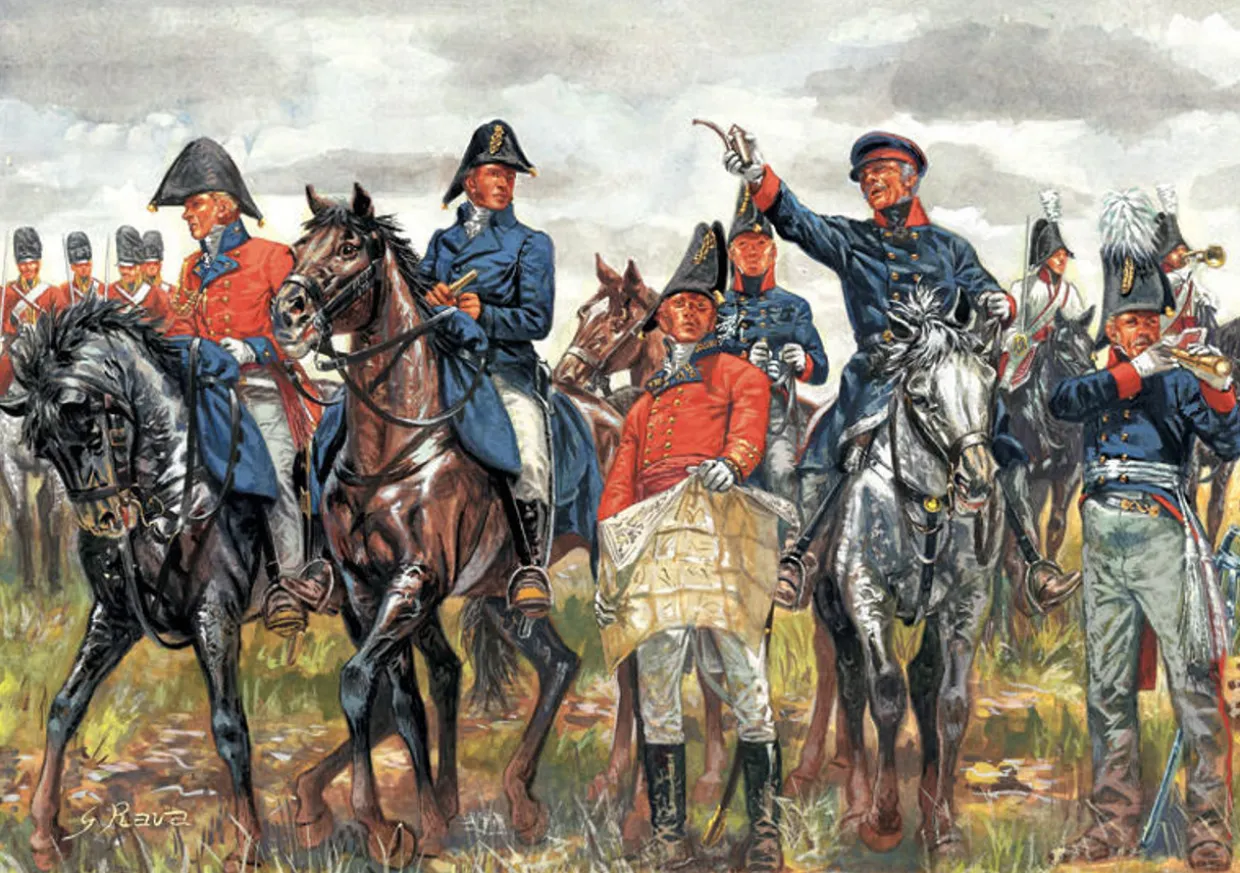 Italeri 1/72 Napoleonic British and Prussian Allied Staff