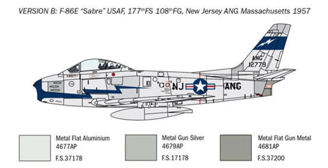 Italeri 1/48 North American F-86E Sabre