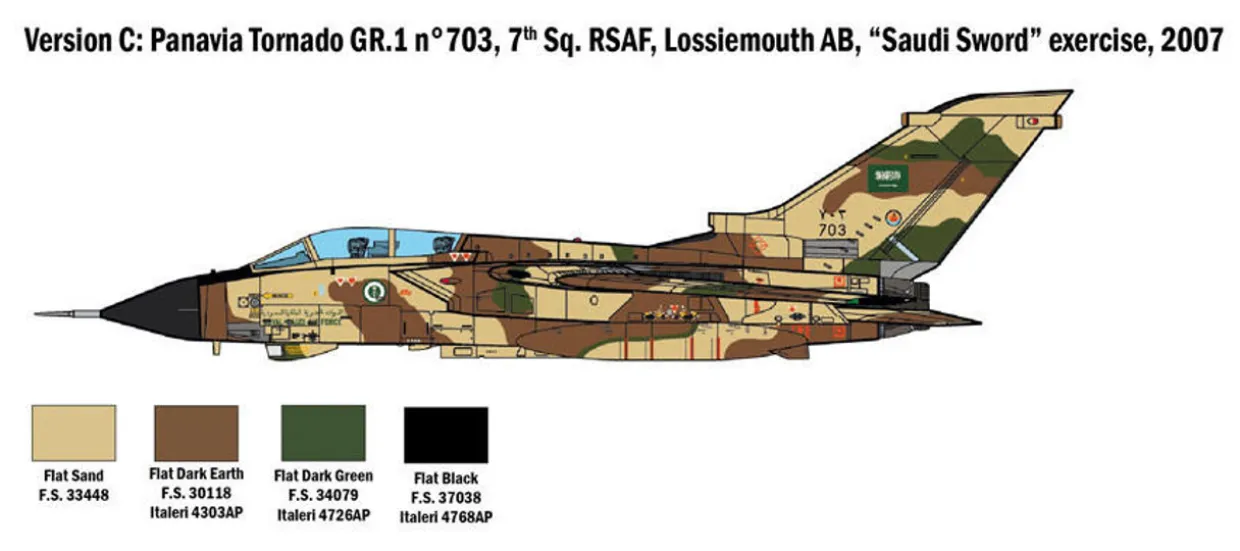 Italeri 1/48 Panavia Tornado IDS