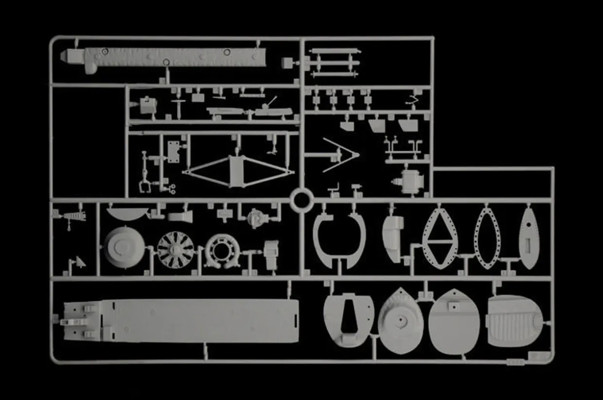 Italeri 1/48 Piasecki H-21C Flying Banana GunShip Model Kit