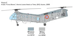 Italeri 1/48 Piasecki H-21C Flying Banana GunShip Model Kit