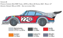 Italeri 1/24 Porsche Carrera RSR Turbo