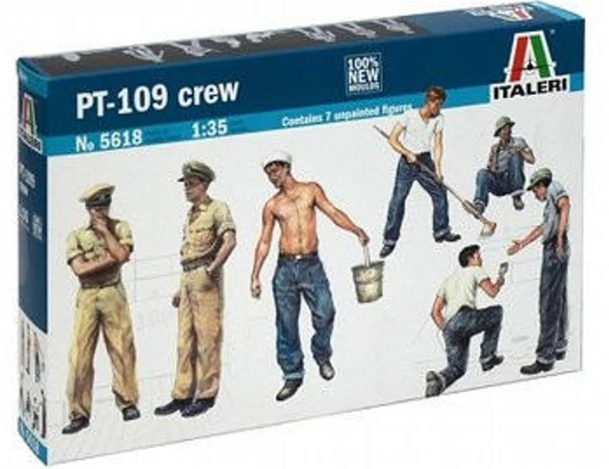 Italeri 1/35 PT109 Crew Model Figures & Accessories