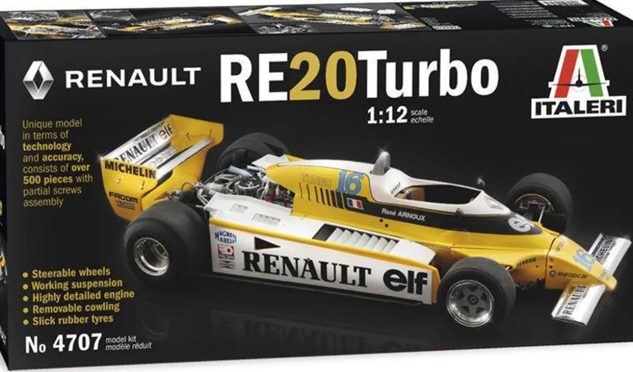 Italeri 1/12 Renault RE 20 Turbo