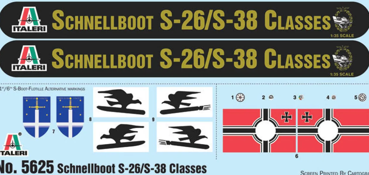 Italeri 1/35 Schnellboot S-26/S-38 Model Kit
