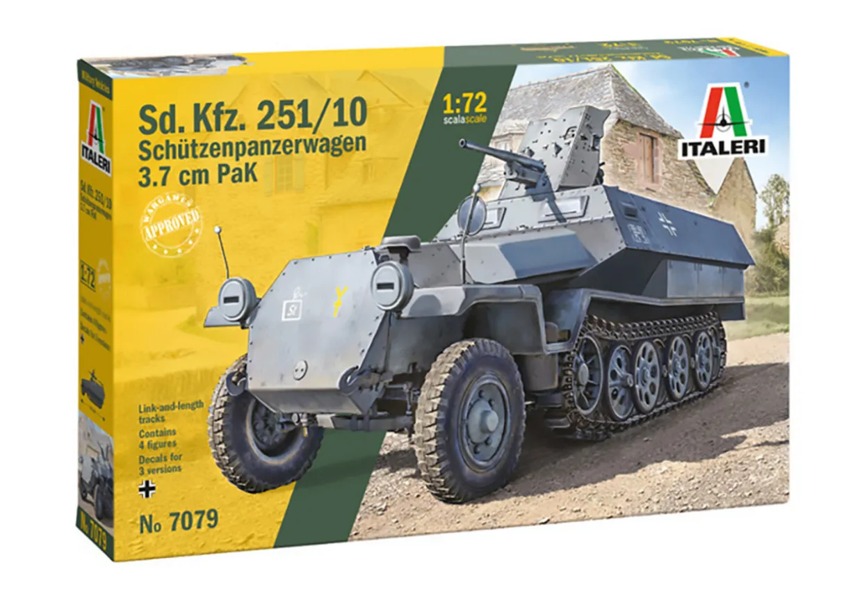 Italeri 1/72 Sd.Kfz.251/10 3.7 cm PaK