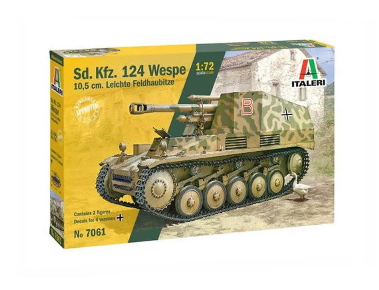 Italeri 1/72 Sd.Kfz.124 Wespe 10.5cm