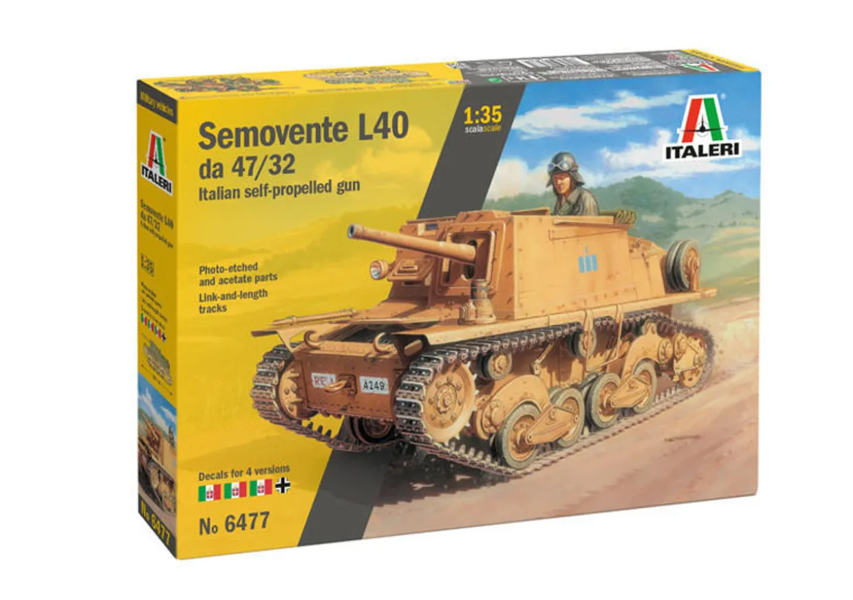 Italeri 1/35 Semovente L40 Da 47/32