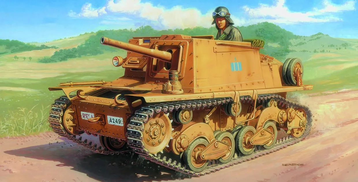 Italeri 1/35 Semovente L40 Da 47/32