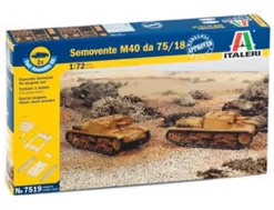 Italeri 1/72 Semovente M40 75/32 Fast Assembly Model Kit