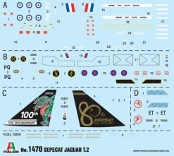 Italeri 1/72 Sepecat Jaguar T.2 Trainer Model Kit