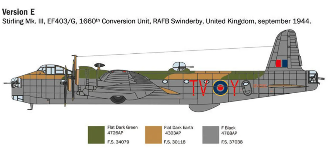 Italeri 1/72 Short Stirling Mk. III