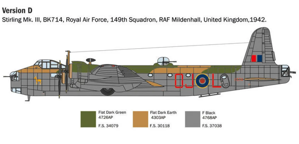 Italeri 1/72 Short Stirling Mk. III