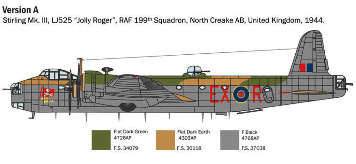 Italeri 1/72 Short Stirling Mk. III
