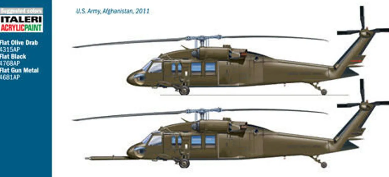 Italeri 1/48 Sikorsky UH-60A Black Hawk