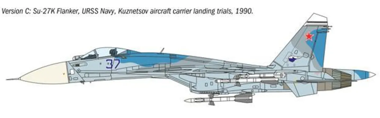 Italeri 1/72 Sukhoi Su-33 Sea Flanker–D