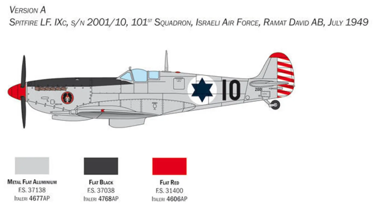 Italeri 1/48 Supermarine Spitfire MK.IX
