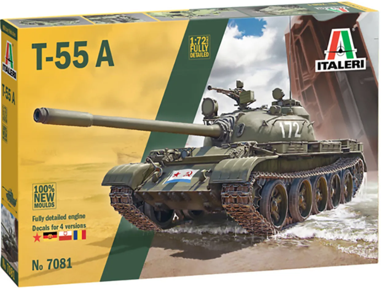 Italeri 1/72 T-55 MBT Model Kit