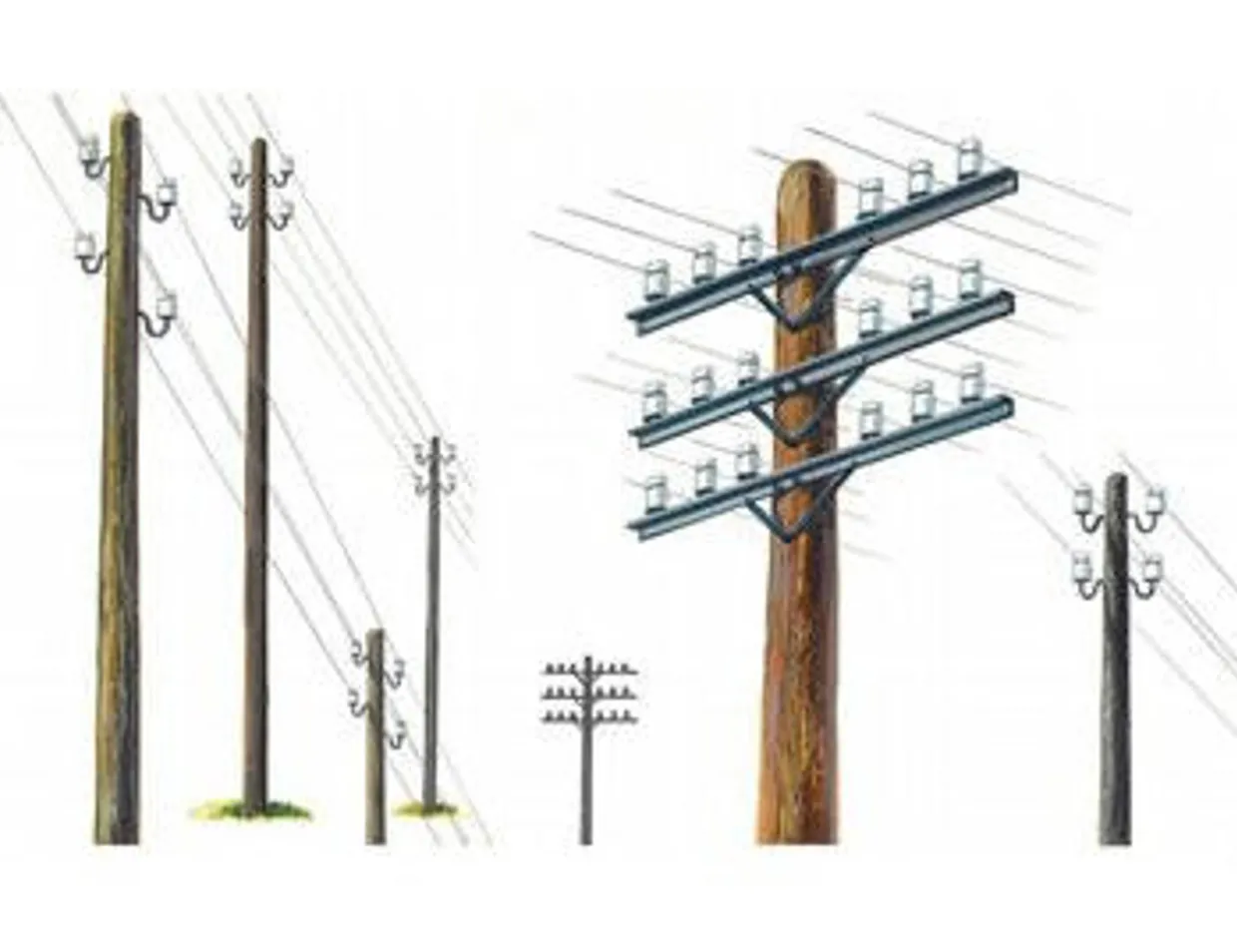 Italeri 1/35 Telegraph Poles