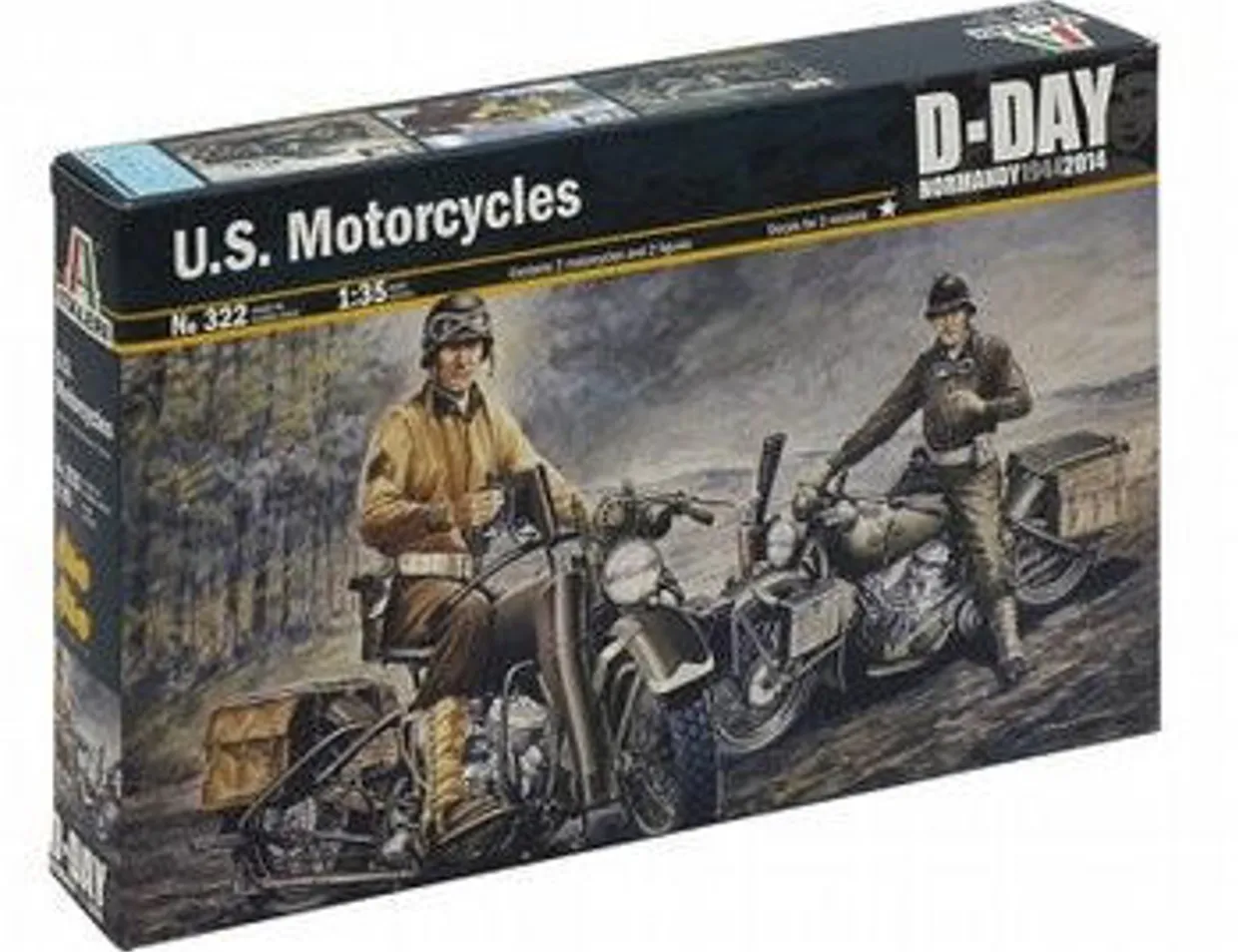 Italeri 1/35 US Motorcyles WWII D-Day