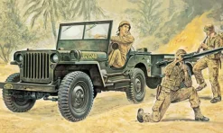 Italeri 1/35 Willys MB Jeep with Trailer