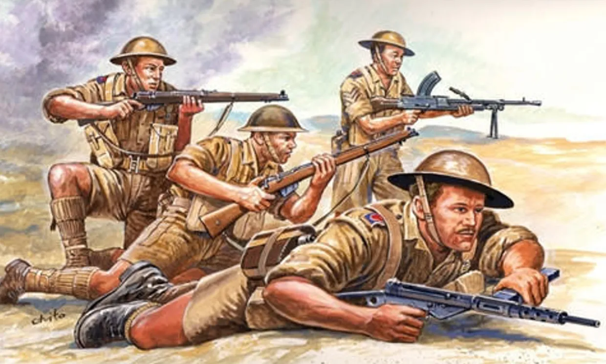 Italeri 1/72 WWII British 8th Army